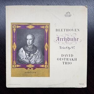 Beethoven Archduke Trio Op.97 Vinyl Record